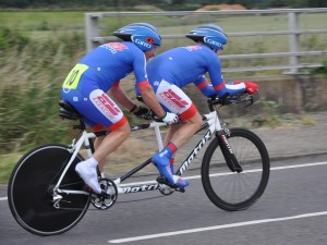 There go the tandem pair (all photos by Chris Womack - many thanks Chris!)