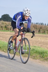 Carl Prewer on the bike