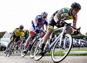 Esser in second wheel at Trinity Park (photo Jack Payne)