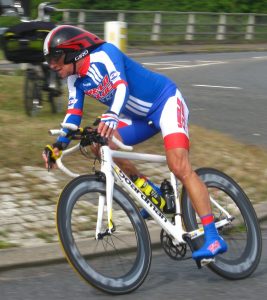 Chris Womack in the 100 (photo by Fergus Muir)