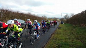 Gentry and Richards in the Crest CC peloton