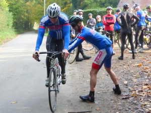 Nick Esser ready to ride the freewheel comp