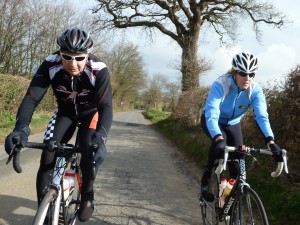 Kerridge and Hawkes on the club run