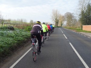 On the road near Flixton