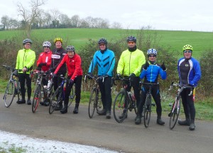 The Wrinklies pose near Homersfield