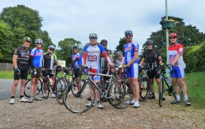 Gathering for the ride