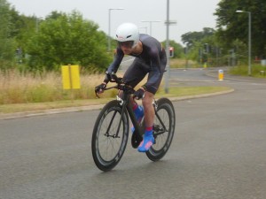 Richards in the event (photo by courtesy of Fergus Muir)