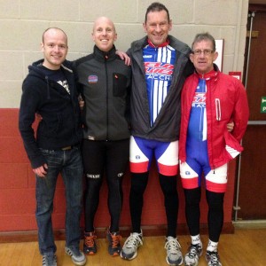 Cheerful VCB riders after the event