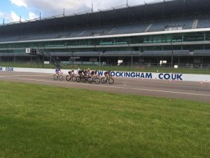 Riders gathering for the club run